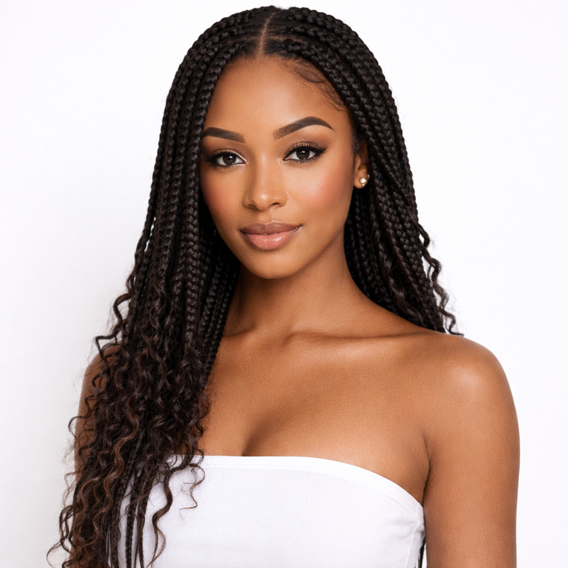 Boho Box Braids (Hair Included)