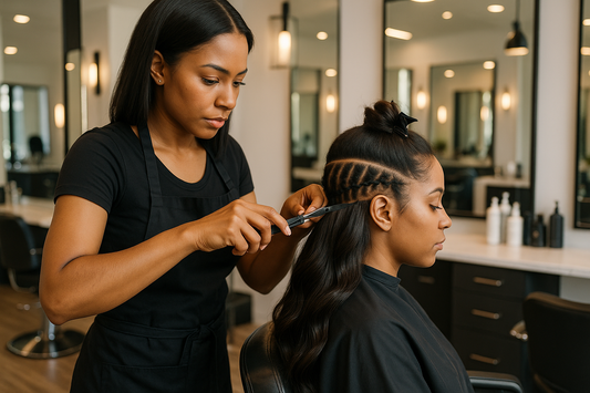 Professional Weave Installation 